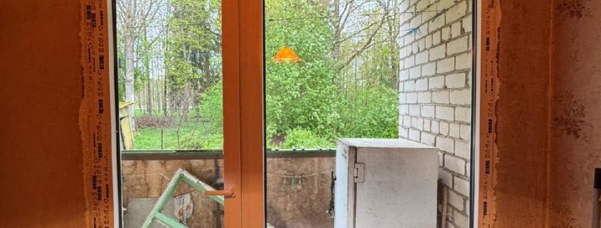PVC logi balkona blokam ar augstu energoefektivitāti un skaņas izolāciju