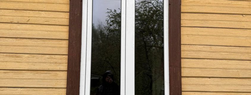 PVC logs koka privātmājai garantē energoefektivitāti un ilgmūžību